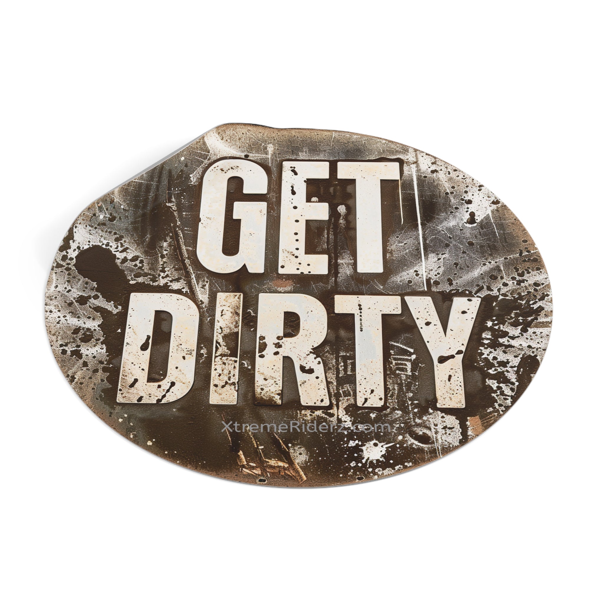 Get Dirty ATV- Xtreme Riderz - Round Vinyl Sticker